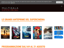 Tablet Screenshot of orbetellocinema.com